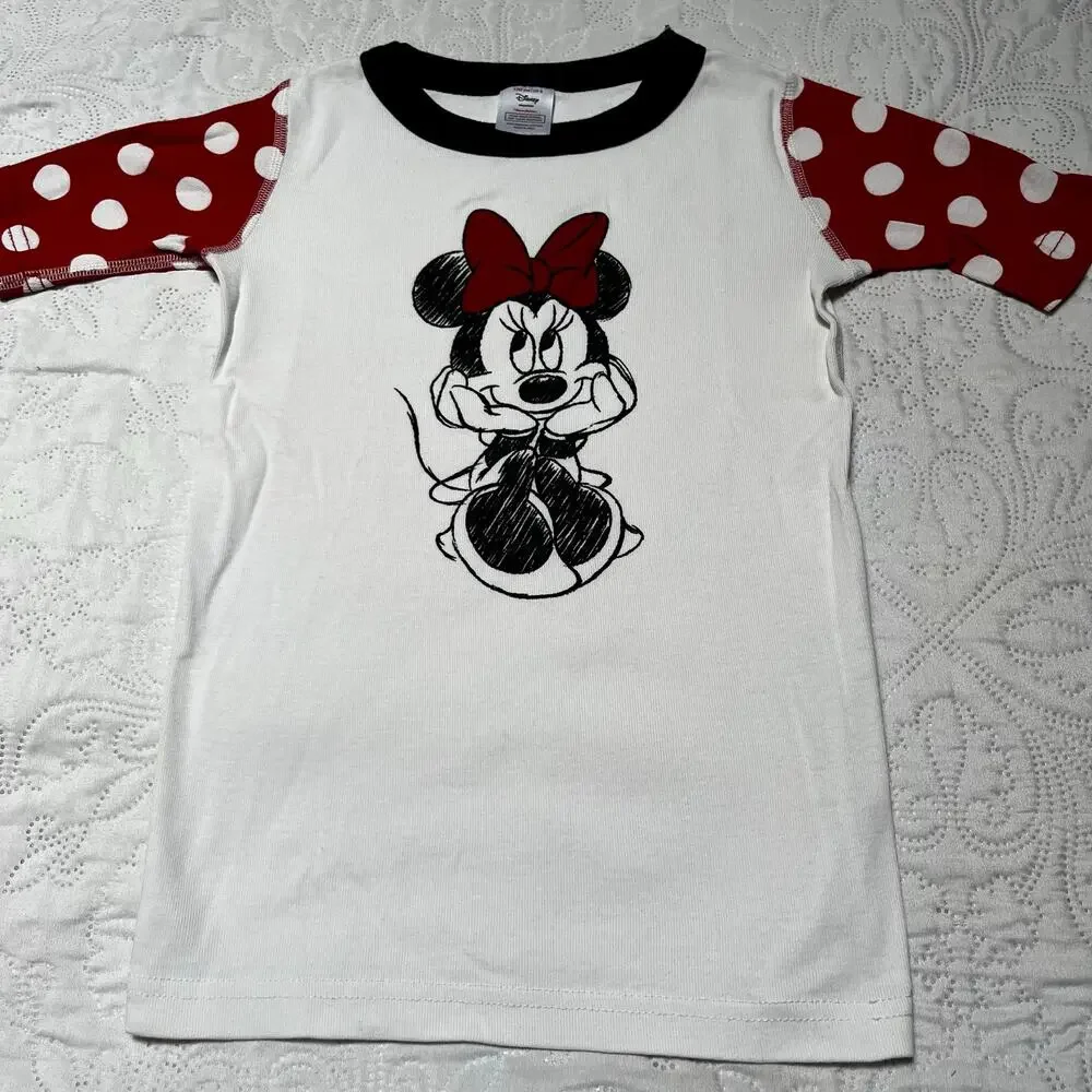 Hanna Andersson Disney Minnie Mouse PJ Set Size 8